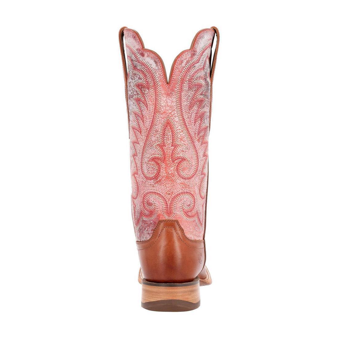 Women’s Durango Arena Pro Tawny English Rose Western Boot DRD0454 Heel View