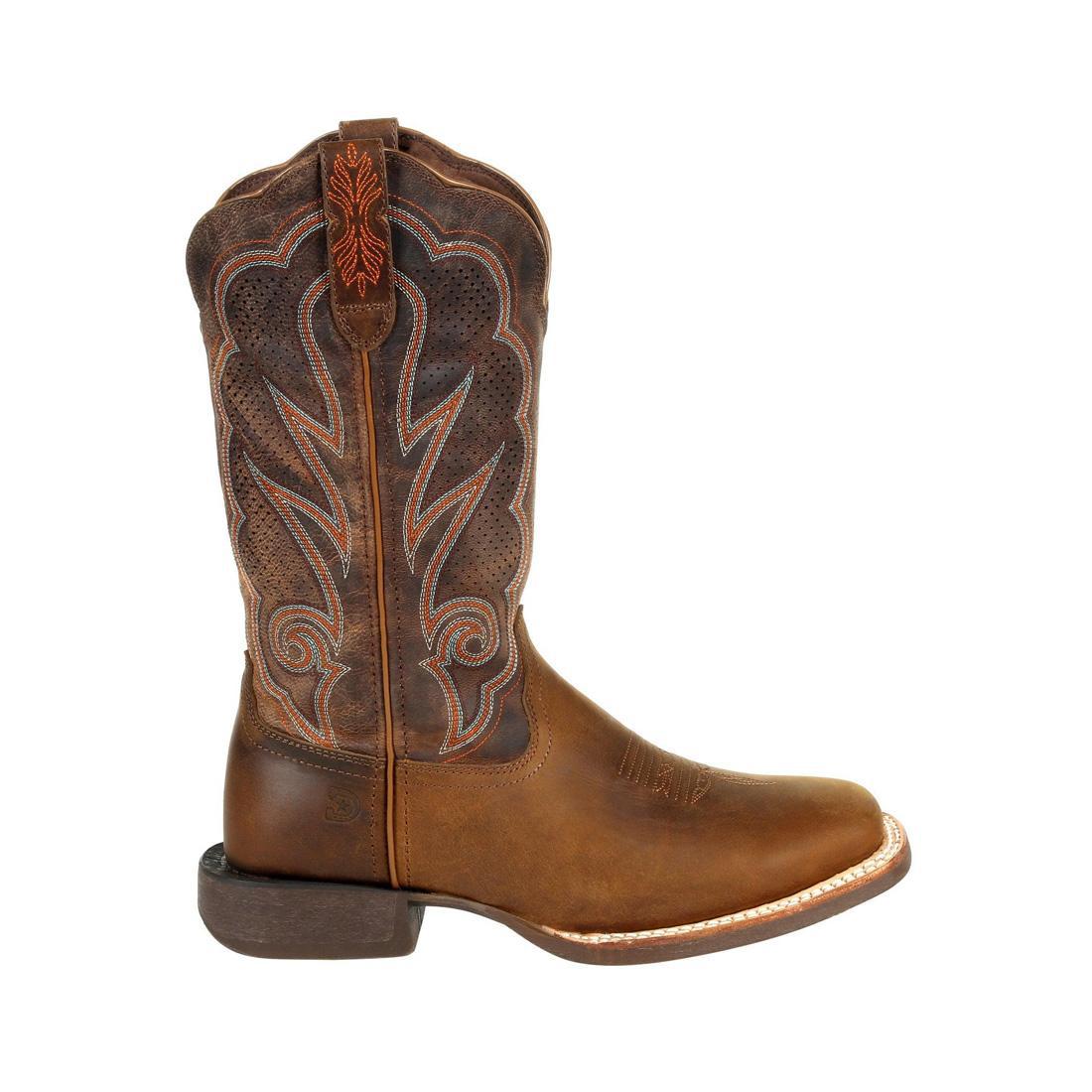 Women’s Durango Lady Rebel Pro Cognac Ventilated Western Boot DRD0376 Profile View