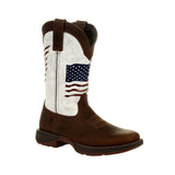 Women’s Lady Rebel by Durango Distressed Flag Embroidery Western Boot DRD0394 Side View