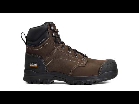 Ariat Treadfast Botas De Trabajo Punta Suave Impermeables Para